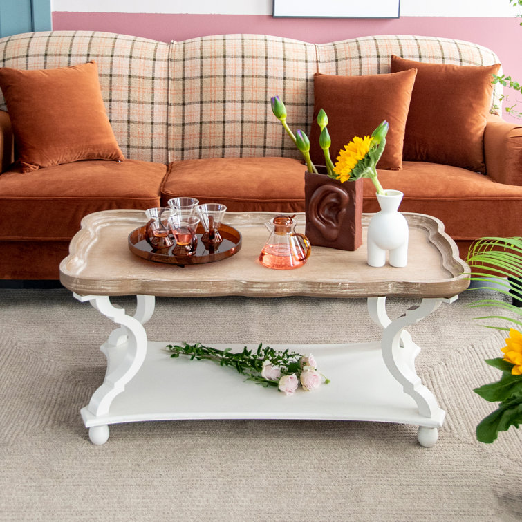 Cottage style coffee hot sale table